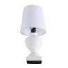 картинка LUMION 8163/1T CLASSI LN26 483 белый, керамика/текстиль Настольная лампа E14 1*40W 220V BIANKA
