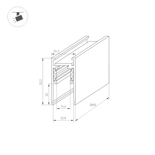картинка Arlight Шинопровод  033633