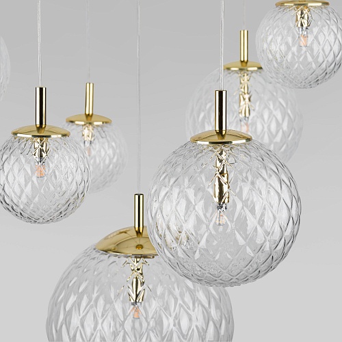 картинка TK Lighting Подвесной светильник со стеклянными плафонами 4608