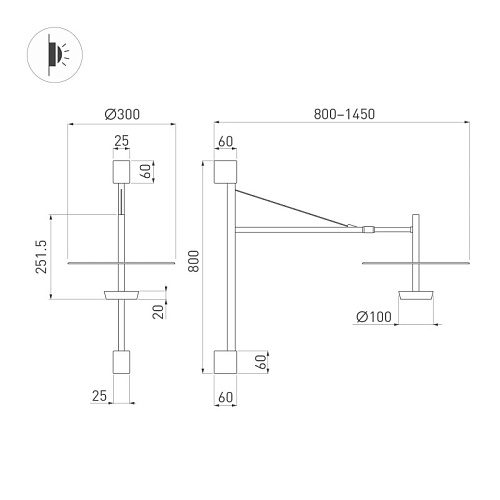 картинка Arlight Бра  059596