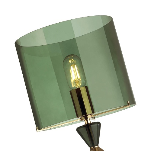 картинка ODEON LIGHT 4889/1S STANDING ODL_EX22 157 зеленый/стекло Абажур для высокой лампы TOWER