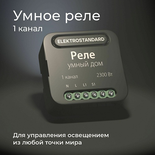 картинка Elektrostandard Умное одноканальное реле 76006/00