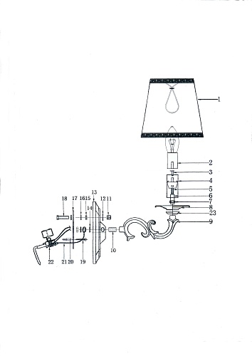 картинка Lightstar Бра Engenuo  779524