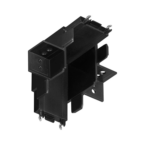 картинка NOVOTECH 135282 SHINO NT24 180 черный Соединитель «Г» токопроводящий для шинопровода в ГКЛ (для арт.