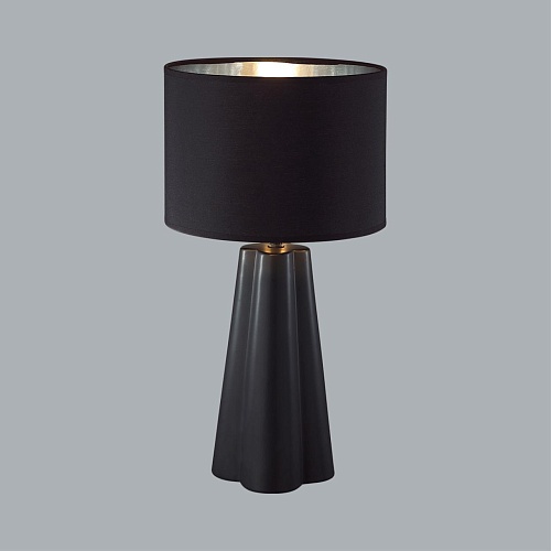 картинка LUMION 8124/1T COMFI LN26 478 черный, керамика/текстиль Настольная лампа E27 1*60W 220V HINAMI