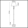 картинка LUMION 3733/1F NEOCLASSI LN19 000 хром, золотой Торшер E27 1*60W 220V LORAINE