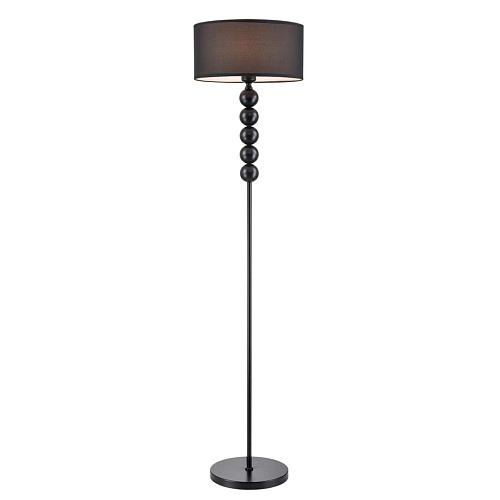 картинка LUMION 8078/1F NEOCLASSI LN26 467 черный, металл/текстиль Торшер E27 1*60W 220V TAPIA