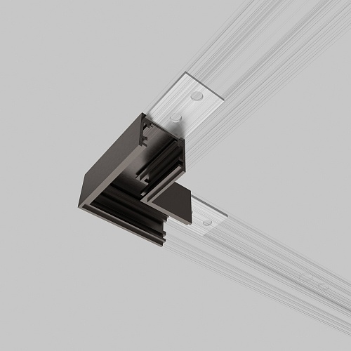 картинка Elektrostandard Titan Line Коннектор угловой для накладного шинопровода титан 85224/00