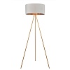 картинка LUMION 8077/1F NEOCLASSI LN26 466 золото/белый, металл/текстиль Торшер E27 1*60W 220V TAPIOKA