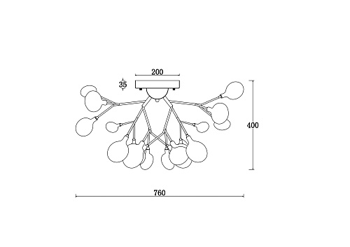 картинка Freya Потолочный светильник Флоренсия / Florencia