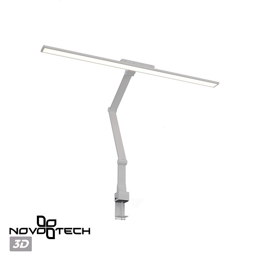 картинка NOVOTECH 359968 LEDO NT26 000 белый Лампа настольная диммируемая полного спектра IP20 LED 24W 220V 4