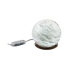 картинка ODEON LIGHT 6685/8TL L-VISION ODL25 195 Настольный светильник бронзовый/металл/алебастр IP20 LED 8W 