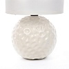 картинка LUMION 8228/1T MODERNI LN25 000 белый, керамика/текстиль Настольная лампа E14 1*40W 220V MAKOVIA