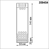 картинка NOVOTECH 359454 DRIVE NT24 112 серый Драйвер IP20 100W 24V EASY