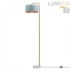 картинка LUMION 8074/1F NEOCLASSI LN26 464 золото/зеленый, металл/камень/текстиль Торшер E27 1*60W 220V AVIOL
