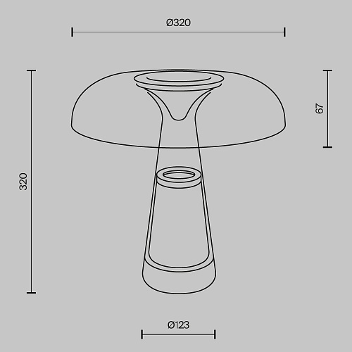 картинка Maytoni Настольный светильник Артефакт / Artefact 2700-4000К 8Вт