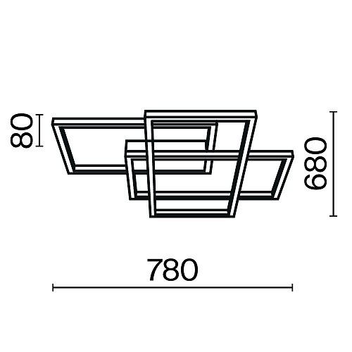 картинка Maytoni Потолочный светильник Рида / Rida 2600-3500К 78Вт