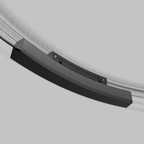 картинка Elektrostandard Slim Magnetic Блок питания 100W для радиусного шинопровода черный Ø 1200mm 95057/00 