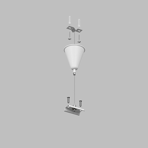 картинка Denkirs Подвесное крепление для трека  TR1105-WH