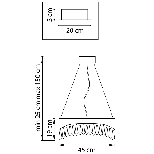 картинка Lightstar Люстра подвесная Helio  703143