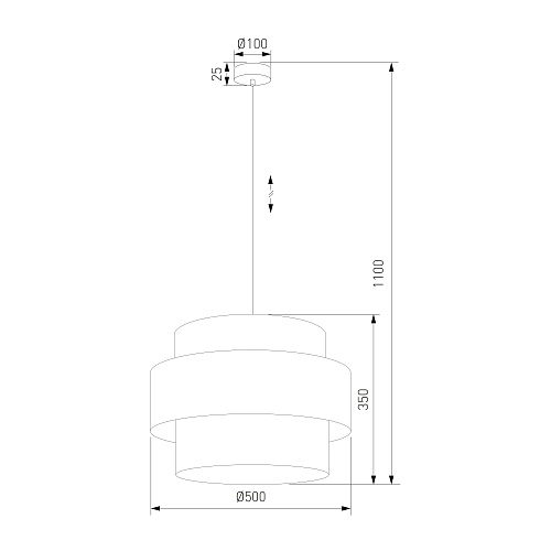 картинка TK Lighting Подвесной светильник 5099 Calisto