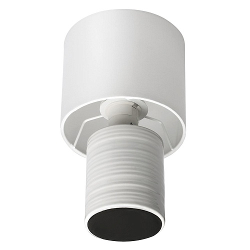 картинка LUMION 8144/1T MODERNI LN26 492 белый, керамика/текстиль Настольная лампа Е27 1*60W 220V TUALA