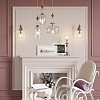 картинка ODEON LIGHT 4855/1T CLASSIC ODL_EX21 137 золото/разноцветн./керамика/стекло Настольная лампа E14 1*4