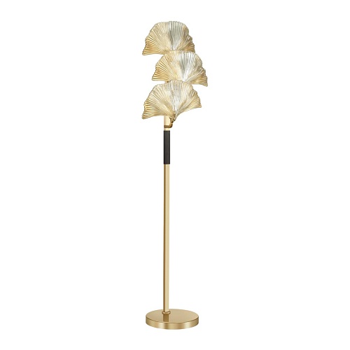 картинка ODEON LIGHT 4870/3F HALL ODL_EX22 000 золотой/чёрный/стекло Торшер E14 3*40W VENTAGLIO