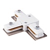 картинка Elektrostandard Коннектор Т-образный для однофазного шинопровода белый TRC-1-1-T-WH