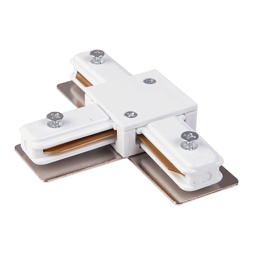 картинка Elektrostandard Коннектор Т-образный для однофазного шинопровода белый TRC-1-1-T-WH