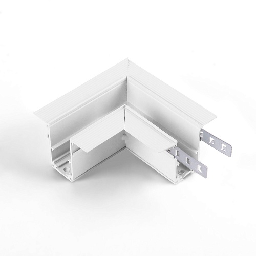 картинка Elektrostandard Slim Magnetic Коннектор угловой для встраиваемого шинопровода белый 85092/11 85092/1