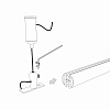 картинка Elektrostandard Mini Magnetic Набор для подвеса Round 2м 85201/00
