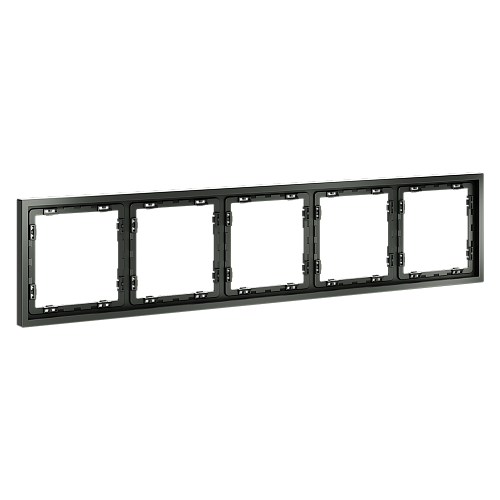 картинка Рамка пластиковая VOLTUM S70 на 5 постов, (титан)