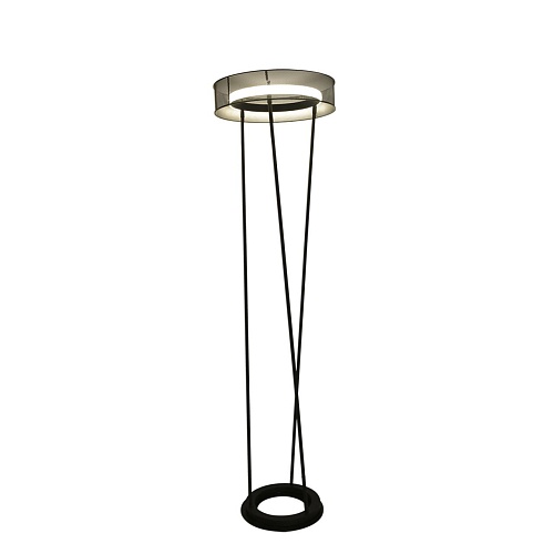 картинка LUMION 8370/30FL LEDIO LN26 304 черный, металл/силикон Торшер LED 30W 3000/4000/6000K 220V ALVA