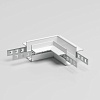 картинка Elektrostandard Slim Magnetic Коннектор угловой для встраиваемого шинопровода под ГКЛ 9,5мм белый 85