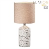 картинка LUMION 8141/1T MODERNI LN26 507 бежевый/коричневый, керамика/текстиль Настольная лампа Е27 1*60W 220