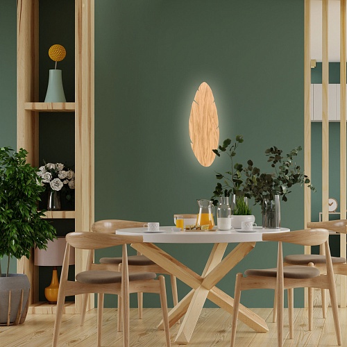 картинка TK Lighting Настенный светильник 4678 Hoja Wood