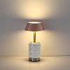 картинка ODEON LIGHT 5454/6TL L-VISION ODL_EX26 010 светлая бронза/кофейный/жемчужный/металл/керамика Настоль