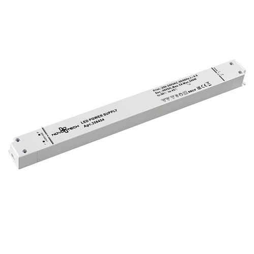 картинка NOVOTECH 358454 DRIVE NT20 143 белый Выносной драйвер IP20 240W 48V