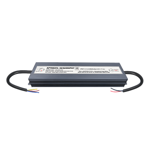 картинка Lightstar Блок питания 24V IP67 200W   424209IP67