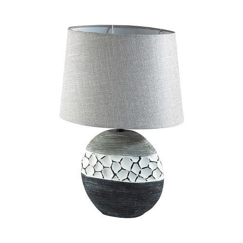 картинка LUMION 8119/1T COMFI LN26 489 серый, керамика/текстиль Настольная лампа E27 1*60W 220V AVALONA