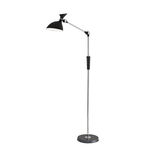 картинка LUMION 8331/15FL LEDIO LN26 458 черный, металл/пластик Торшер LED 15W 3000/4000/6000K 220-240V ССТ/д