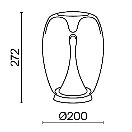 картинка Maytoni Настольный светильник Всплеск / Splash 3000К 9Вт
