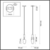 картинка ODEON LIGHT 4372/5L MIDCENT ODL23 239 античная бронза/металл/стекло Подвесной св-к IP20 LED 5W 200Лм