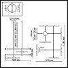 картинка ODEON LIGHT 4306/16 HIGHTECH ODL26 277 светильник бронзовый/акрилл/металл IP20 G9 40W *16 180° 220V 