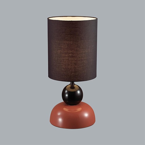картинка LUMION 8127/1T COMFI LN26 509 коричневый/черный, керамика/текстиль Настольная лампа E27 1*60W 220V O
