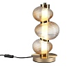 картинка ODEON LIGHT 5095/12TL L-VISION ODL25 359 латунный/янтарный градиент/металл/стекло Настольная лампа L