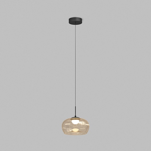 картинка Denkirs Подвесной светильник FLOA DK6742-BK+AM