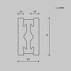 картинка Maytoni Шинопровод 2 м Flarity платина