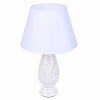 картинка LUMION 8218/1T CLASSI (В 2-Х КОРОБКАХ) LN26 471 белый, керамика/текстиль Настольная лампа Е27 1*60W 